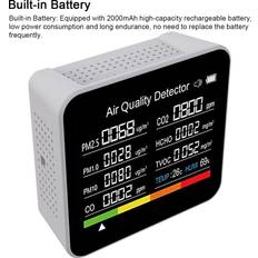 Zeblaze 9 in 1 Air Quality Monitor CO2 Meter Carbon Dioxide Detector