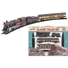 Plastic Train KandyToys Retro Classic Large Toy Train Set