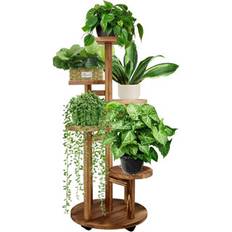 George Oliver 5 Tiered Tall Plant Stand for Indoor