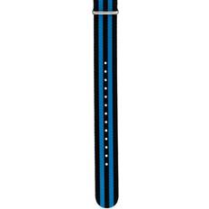 IHS 18mm Black Blue Nato Strap NATO18SBSBS