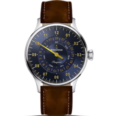 MeisterSinger Pangaea Day Date Steel Blue With Gold Watch