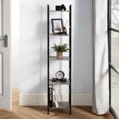 Shelving Systems OHS 5 Tier Marble Look Wooden Iron Unit Shelving System