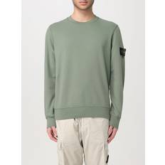 Stone Island Langærmet Sweatshirt Med Logo - Grøn