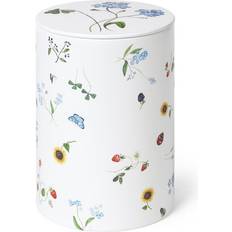 Kähler Brugskunst Kähler Hammershøi Summer Tin 18,5 cm Symphony Metal White Box & Basket