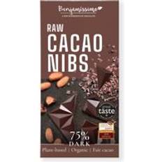 Choklad Mörk 75% Kakaonibs 60 Gram