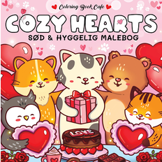 Farveblyanter på tilbud Faber-Castell Cozy Hearts Malebog