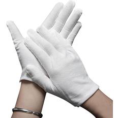 White Work Gloves Neoglint Cotton Etiquette Working Gloves - White