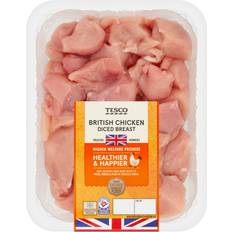 Food & Drinks Tesco British Diced Chicken Breast 650G