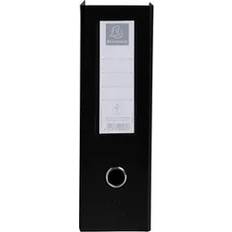 Magazine Files Exacompta Stehsammler Office PP 100 2mm Rücken 100mm mit aufgeklebtem Etikettenhalter und Griffloch 23x31cm Schwarz