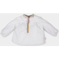 24-36M Blouses & Tunics Children's Clothing Long-Sleeved Blouse Mao-Style Collar - Beige