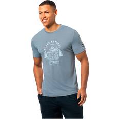 super.natural Landi Tee - Merino Shirt - Grey