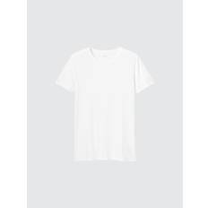 Uniqlo Clothing Uniqlo Japan Airism Crew Neck T Short Sleeve - White