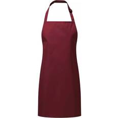 Accessoarer Premier P145 Brystlommeforkle For Barn - Vinrød