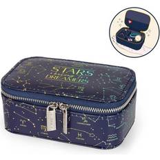 Multicoloured - Women Jewellery Storage Legami Bling Queen Jewellery Box Stars Theme Mini Size Zip Closure 3 Compa