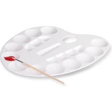 Oval Palett Hårdplast Stor