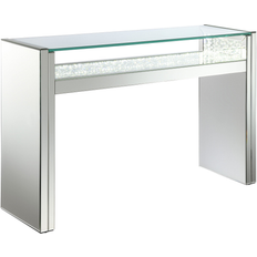 Coaster Edna Mirrored Acrylic LED Lighting 47.75 In L X 14.0 In W X 31.25 In H Console Table