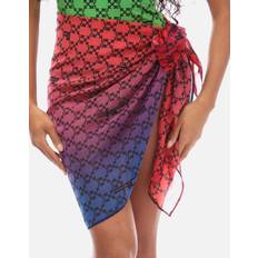 Off-White Swimsuit Cover-Ups & Sarong Wraps Off-White Women's Monogram Sarong - Red/Multi
