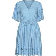 Selected Femme Embroidered Mini Dress