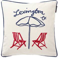 Lexington Prydnadskuddar Lexington Beach Life Kuddfodral i Ekologisk Bomullscanvas Kuddöverdrag