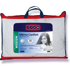 Oreillers en Fibre Dodo Memo Confort 40 x 55 cm Blanc Oreiller en Fibre