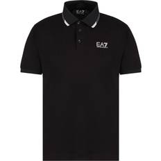 EA7 Summer Block Cotton Jersey Polo Shirt