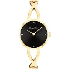 Calvin Klein Gold Plated Steel Bracelet Watch One Size