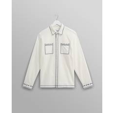 Haven Ls Shirt - Ecru/Blue