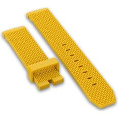 Watch Straps Doxa Strap SUB 200 Rubber Yellow