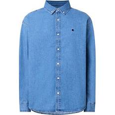 Carhartt WIP Herre Skjorter Carhartt WIP Lucas Skjorte - Blue Denim