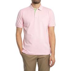 Gant Rosa Pikétröjor Gant Herr Regular Fit Kontrastfärgad Pikétröja