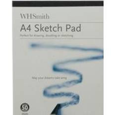 A4 Sketch & Drawing Pads WHSmith A4 Sketch Pad 50 Sheets