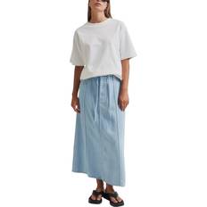 Second Female Kläder Second Female Irvin Denim Skirt - Blue