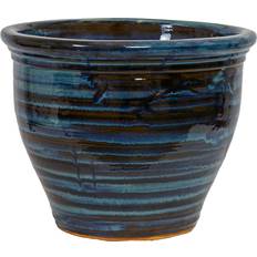 Pots, Plants & Cultivation Sunnydaze Decor Large Ceramic Planter 18 in W x 15.0 In H x 18.5 In D