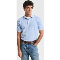 Tøj Gant Sunfaded Piqué Poloskjorte - Fresh Blue