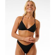 XS Bikini Tops Rip Curl Womens Mirage Neoprene Tri Bikini Top - Black