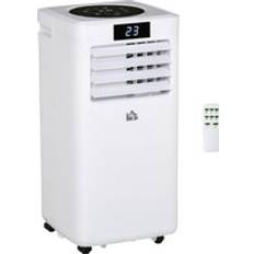 Hose Connection Air Conditioners Homcom A Rated 10,000 BTU 4-In-1 Portable Dehumindifier With Remote