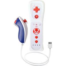 Game Controllers Maxpower 2pcs Remote Controller with Nunchuck for Wii Console