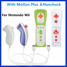 Maxpower Wii Nunchuck Controller Set Motion Plus Remote Controller