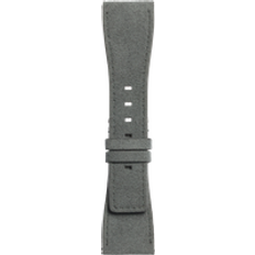 Bell & Ross Watch Straps Bell & Ross Strap BR S Grey Alcantara Medium