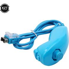 Game Controllers Maxpower Nintendo Wii Game Controller 5 Colors Nunchuck Hand Curved Game Handle