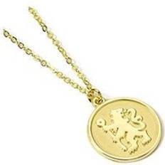 CHELSEA Gold Tone Crest Necklace - Print