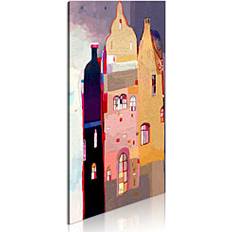 Kehystetty taide Artgeist Canvas-taulu Fabulous Townhouse 80x40cm