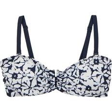 Blue Bikini Tops Regatta Womens Ladies Aceana III Floral Bikini Top - Navy/White