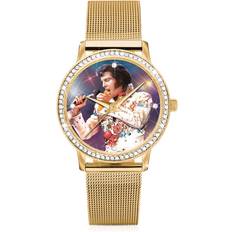 Elvis Presley King of Rock Limited Edition Gold-Plated Ladies Watch