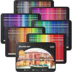 Shuttle Art 180 Colouring Pencils Set with 4 Sharpeners