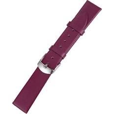 Purple Watch Straps Uxcell Genuine Leather Band 18mm Flat Leather Watch Strap