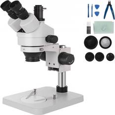 VEVOR 3.5X 90X Simul Focal Digital Zoom Stereo Microscope