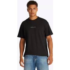 5XL Tops Tommy Jeans Linear Logo T-Shirt - Black