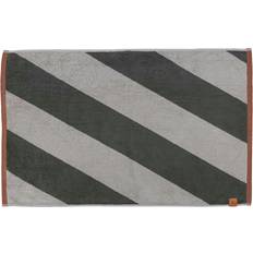 Liukumattomat Kylpyamematot Mette Ditmer Diagonal Kylpyhuonematto 50x80 cm Oliivinvihreä