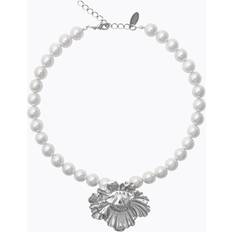 Caroline Svedbom Pärlor Halsband Caroline Svedbom Bibi Pearl Choker Rhodium - Pearl